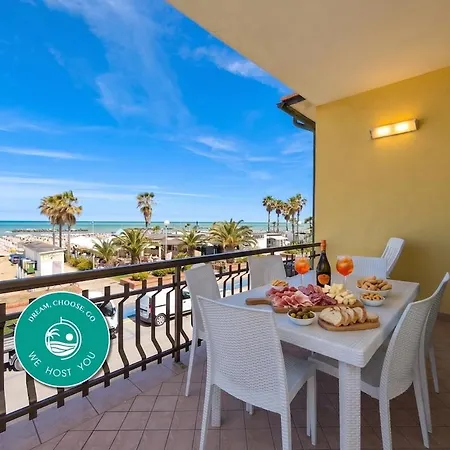 -fronte Mare- Wifi Ac Vista Mare 10 Posti Letto Porto San Giorgio