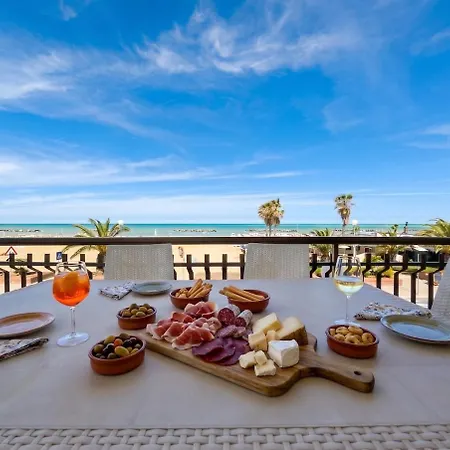 -fronte Mare- Wifi Ac Vista Mare 10 Posti Letto Апартаменты Порто-Сан-Джорджо